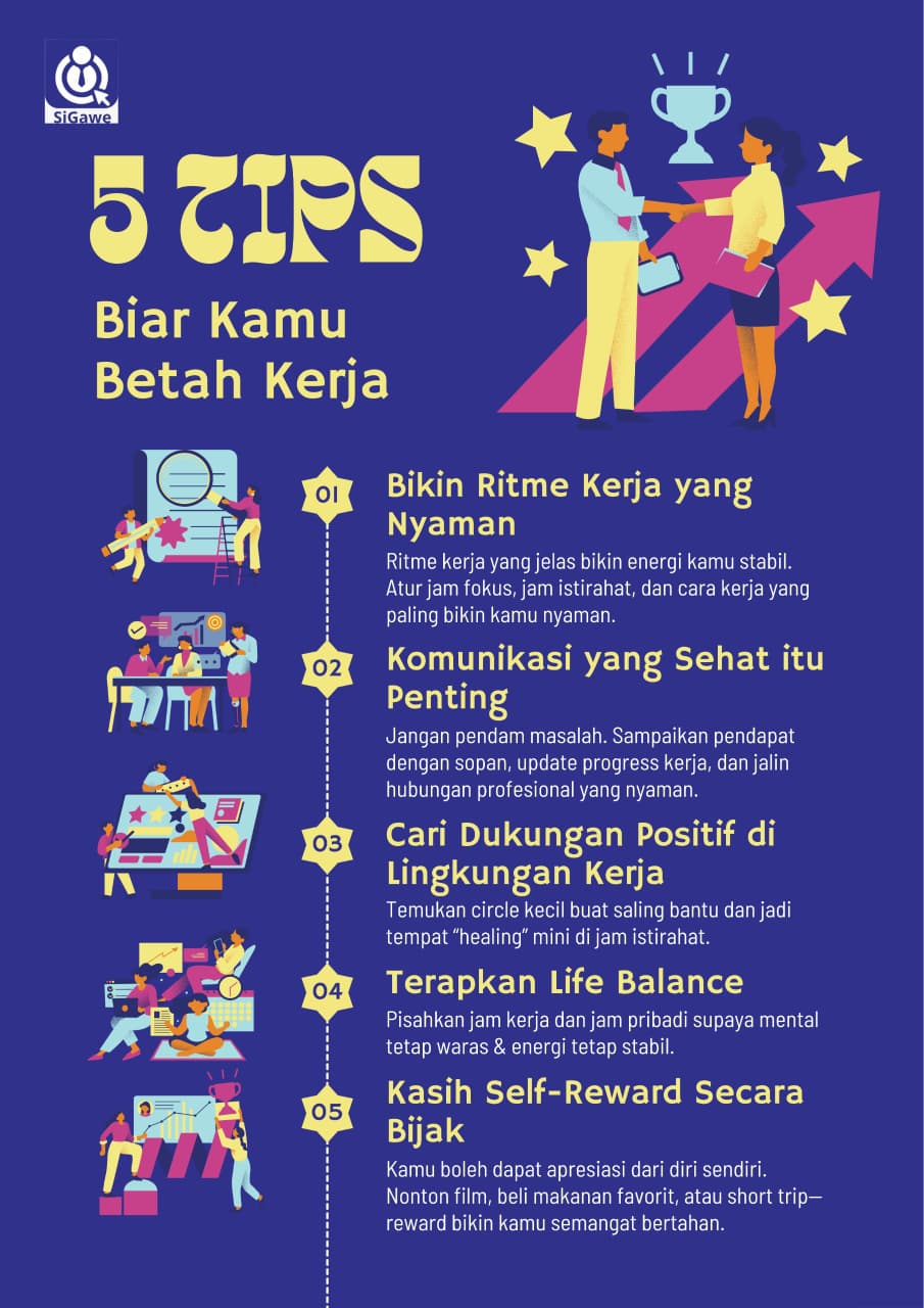 Tips Biar Kamu Betah Kerja